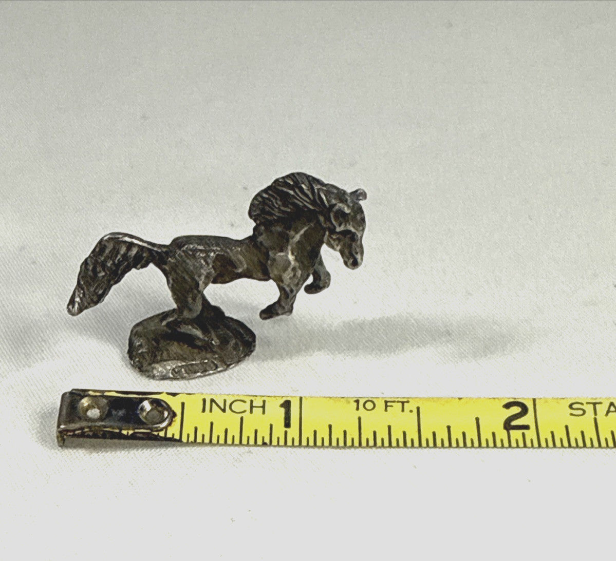 Micro Mini Pewter Model Horse Figurine 1.5 inch Must Have Horse Collectible