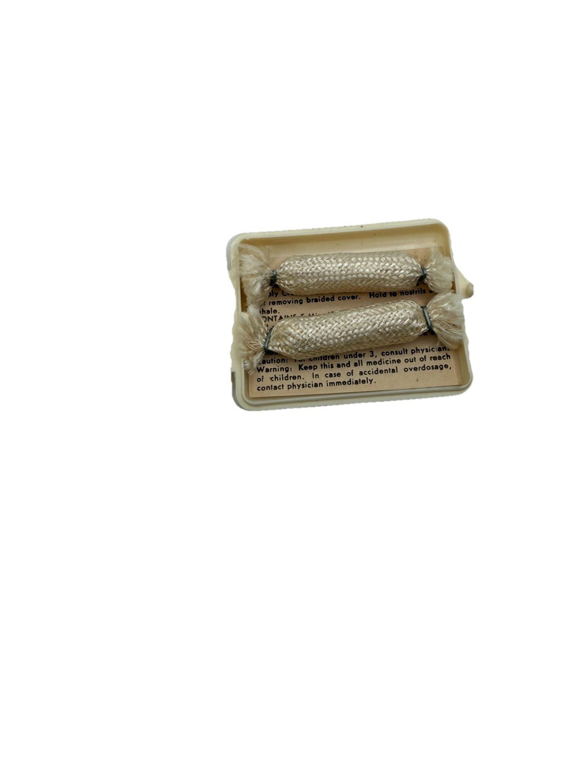Vintage Smelling Salts With Container
