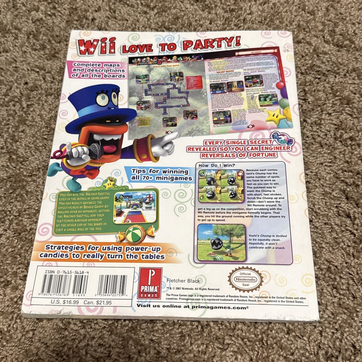 Mario Party 8 Mario Kart Wii Official Strategy Guide Lot of 2 Guides