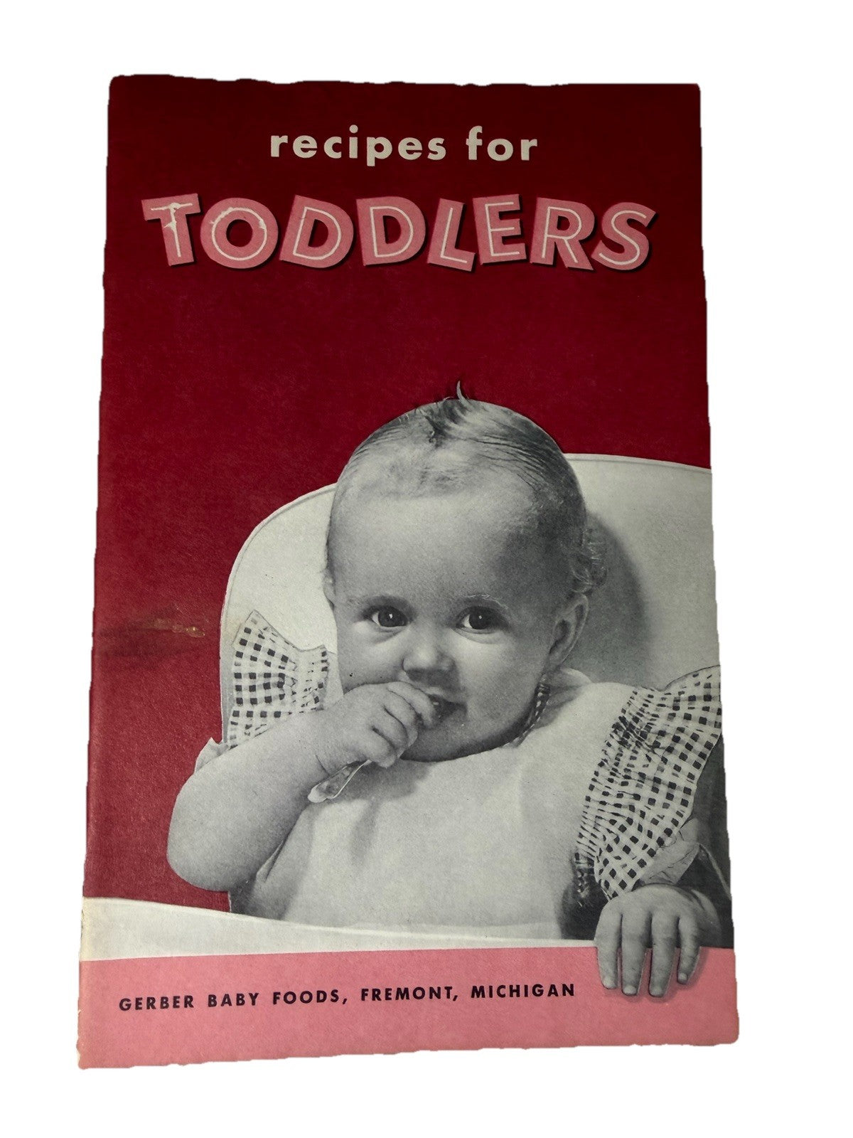 Recipes for Toddlers Gerber Baby Foods 1956 Paperback Booklet