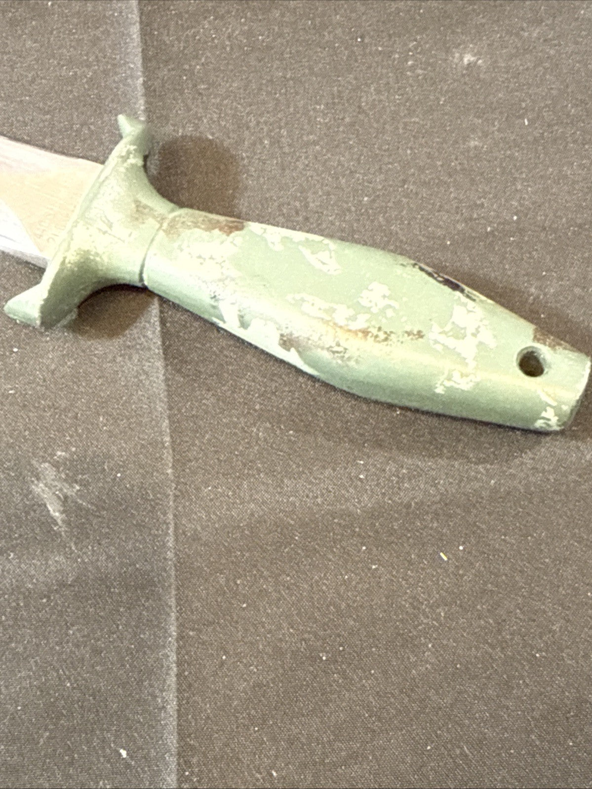 Vintage Japanese Explorer Survival Boot Knife Camo Handle