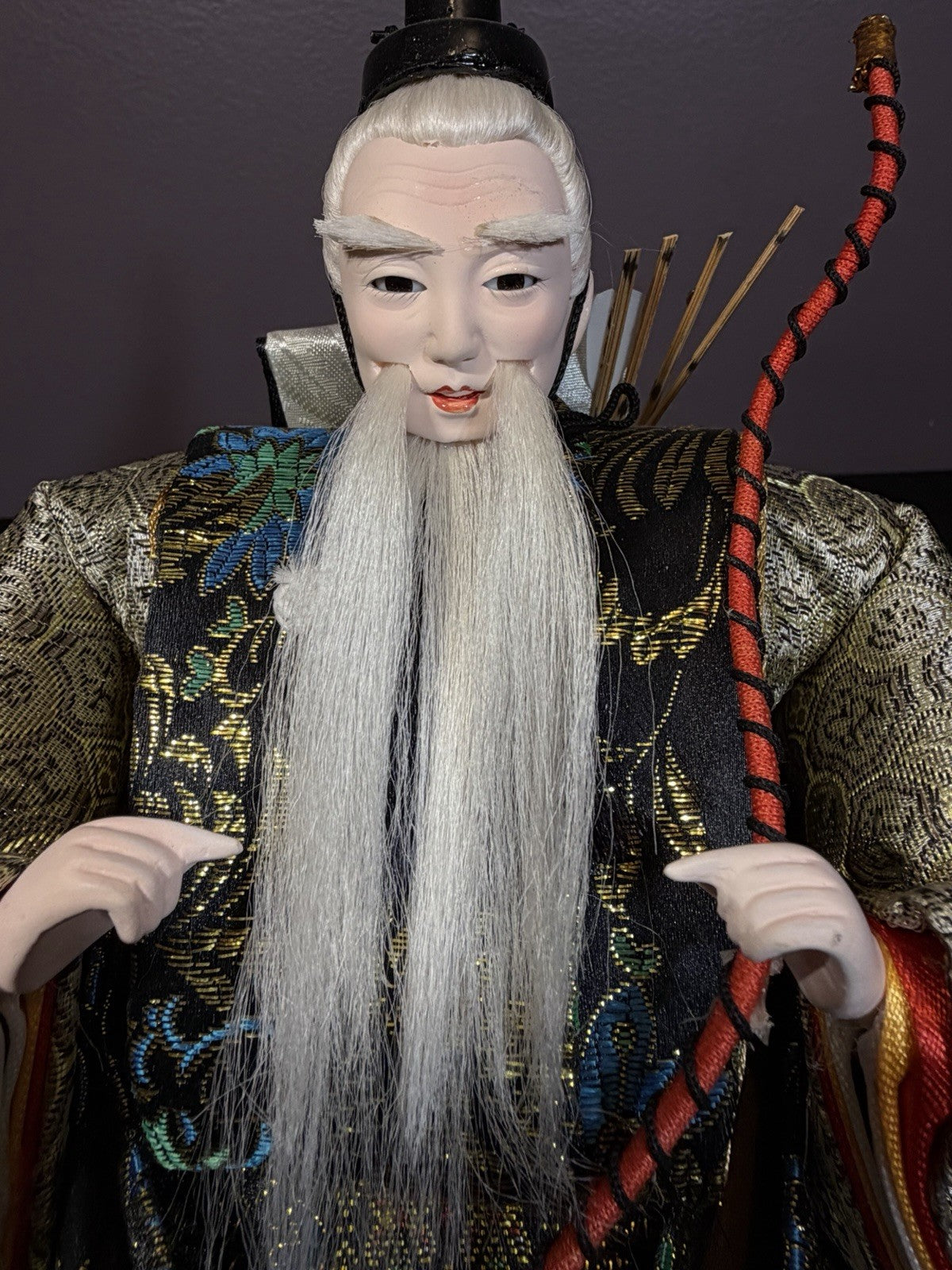 Vintage Japanese Hina Doll 9.5 Inch Traditional Display Doll