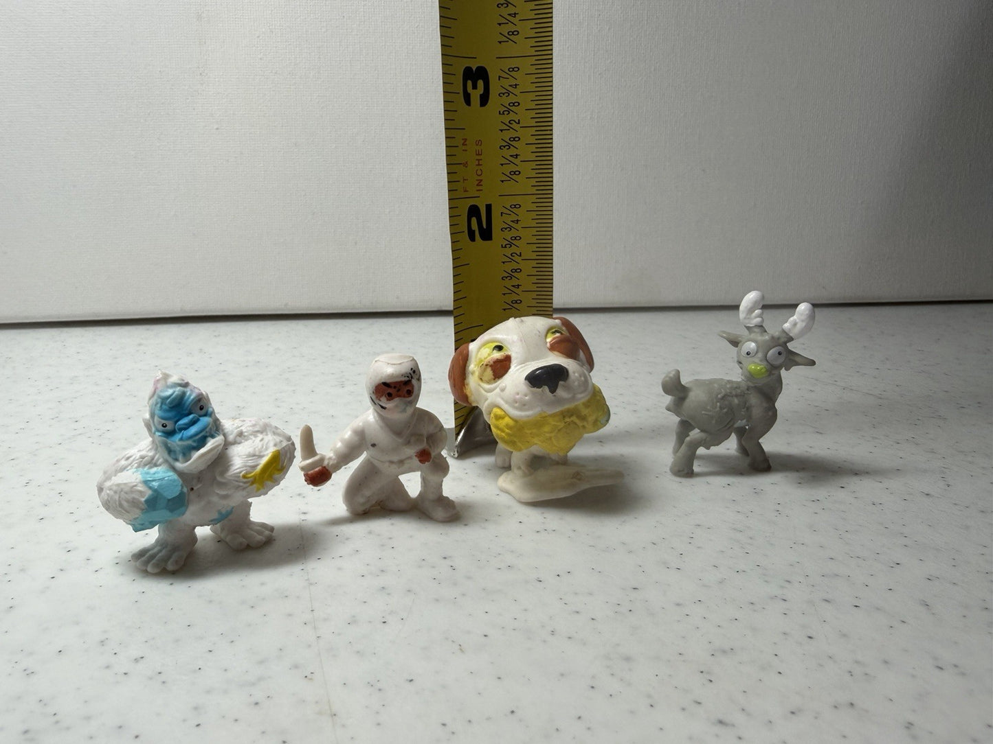 Moose Toys Ugglys Pet Shop Mini Figure Lot Dogs Ninja Yeti Creatures 4 Piece