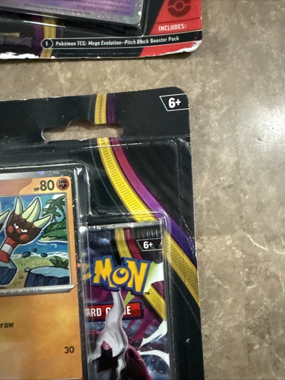 Pokemon Mega Evolution Pitch Black Lot Of 6 Pack/Sets -See Photos & Description