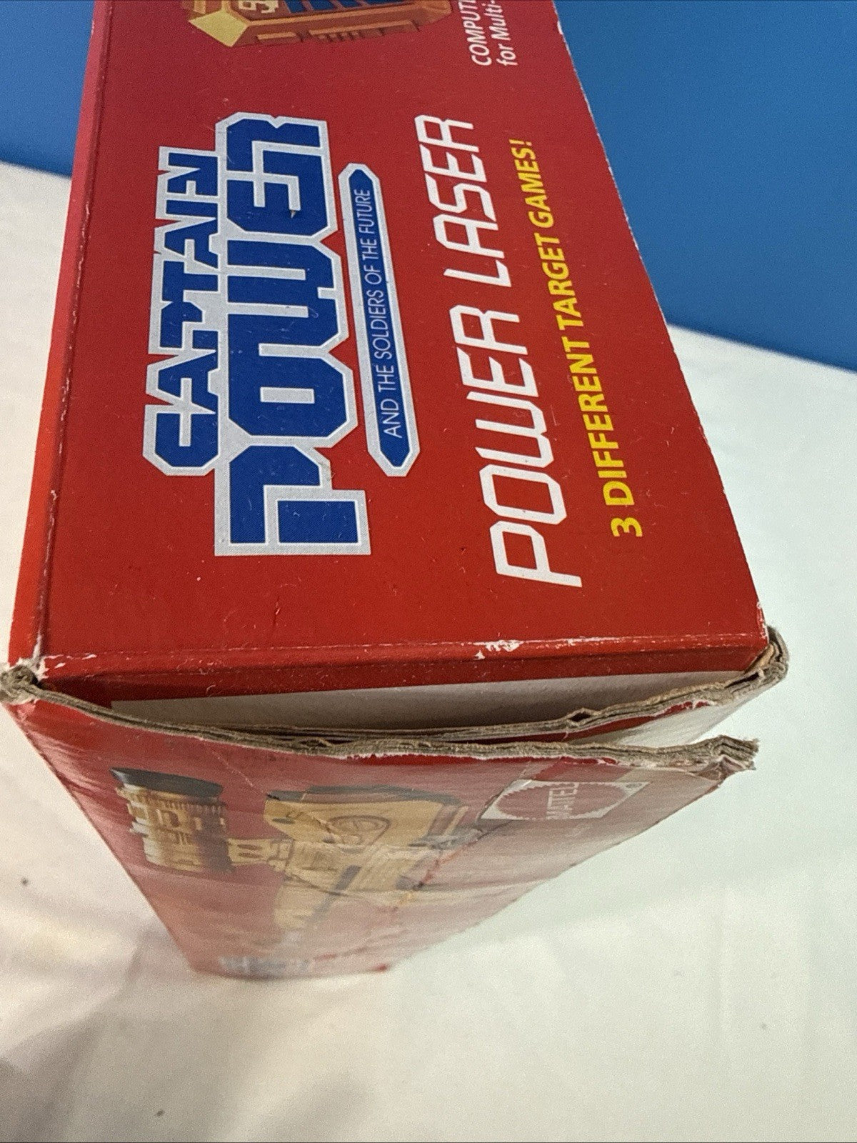 Vintage 1987 Mattel Captain Power Power Laser 3-in-1 Target Game NIB SEALED