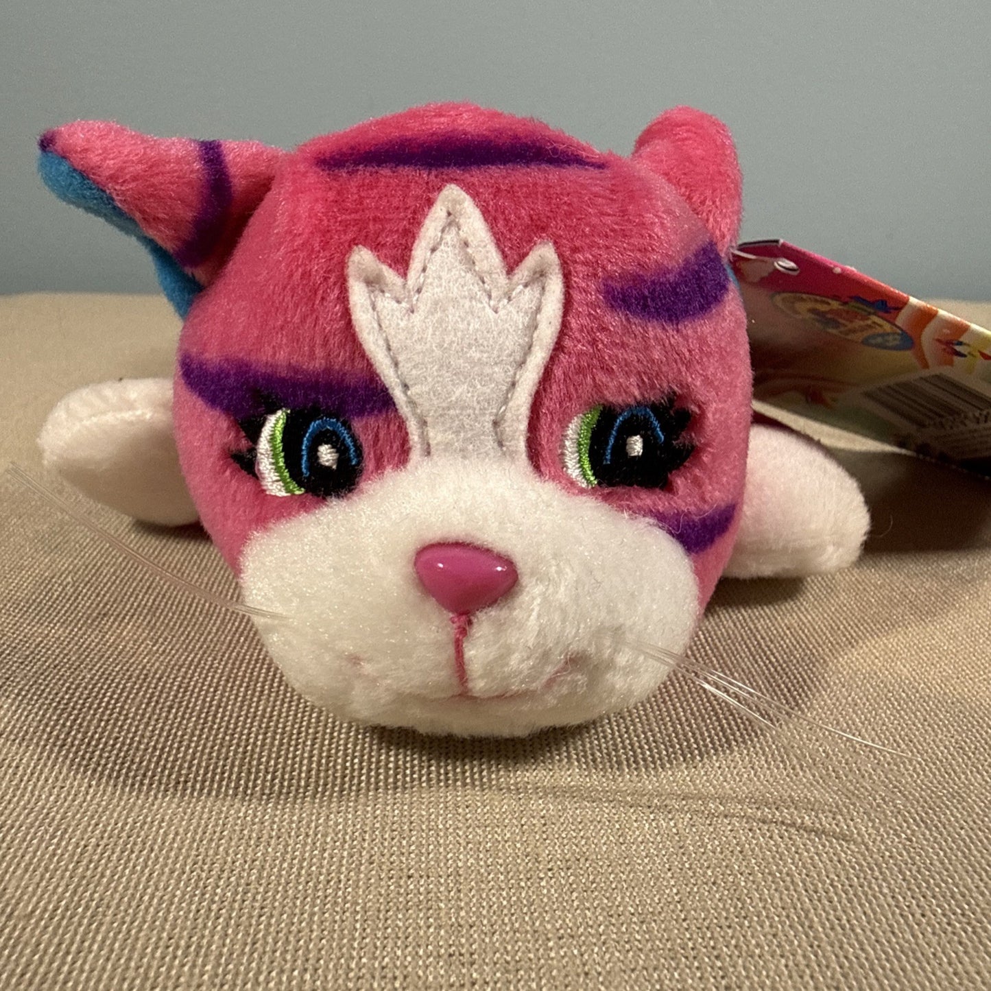 Vintage 1998 Lisa Frank Twinkle Star Pink Cat Bean Buddy NWT Rare Plush