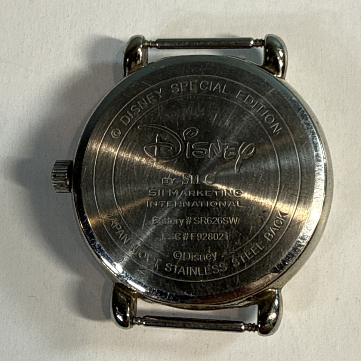 Disney Lady and the Tramp Special Edition Watch Face Works No Band Needs Battery