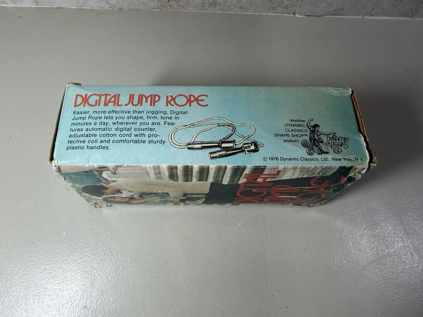 Vintage 1976 Dynamic Classics Digital Jump Rope Counter Exercise Fitness Boxed