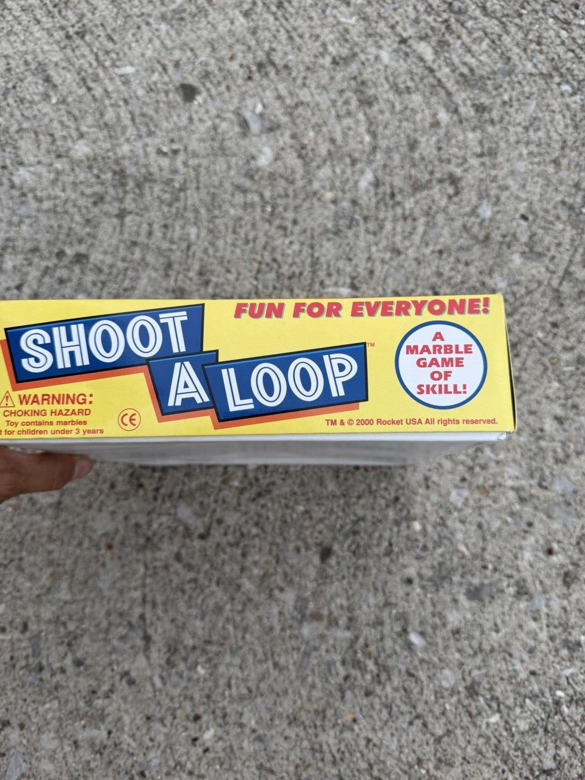 Vintage Rocket USA Shoot A Loop Marble Skill Game Tin Desktop Toy New in Box