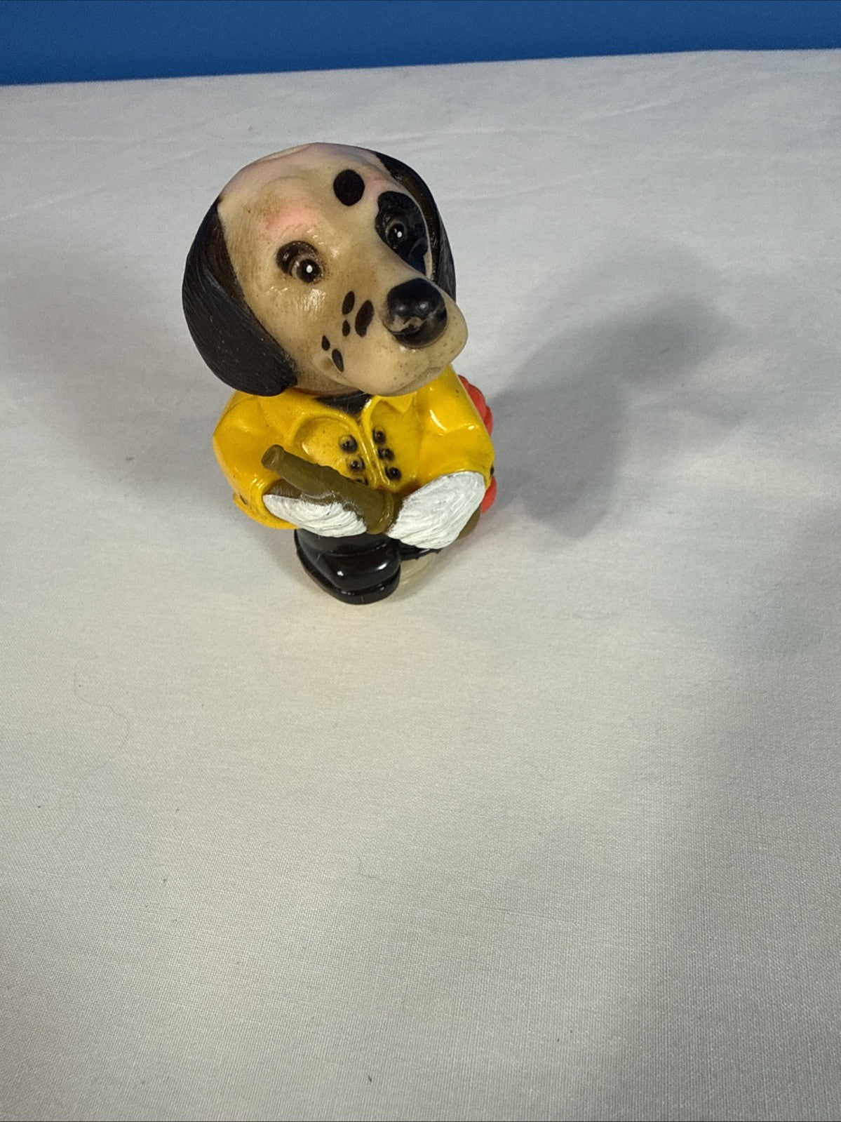 Vintage 1976 Mattel Hub Bubs Mr Dog Fire Fighter Happy Hollow Figure Toy