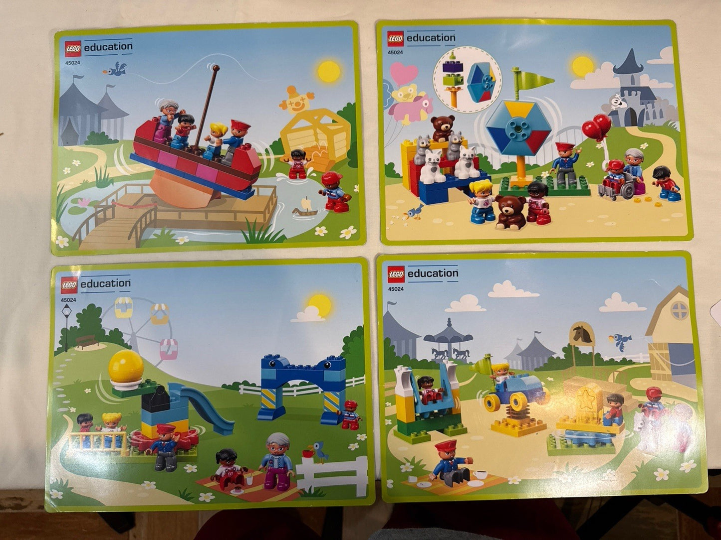 LEGO Education DUPLO STEAM Park 45024 Building Cards Replacement Instructions⁠