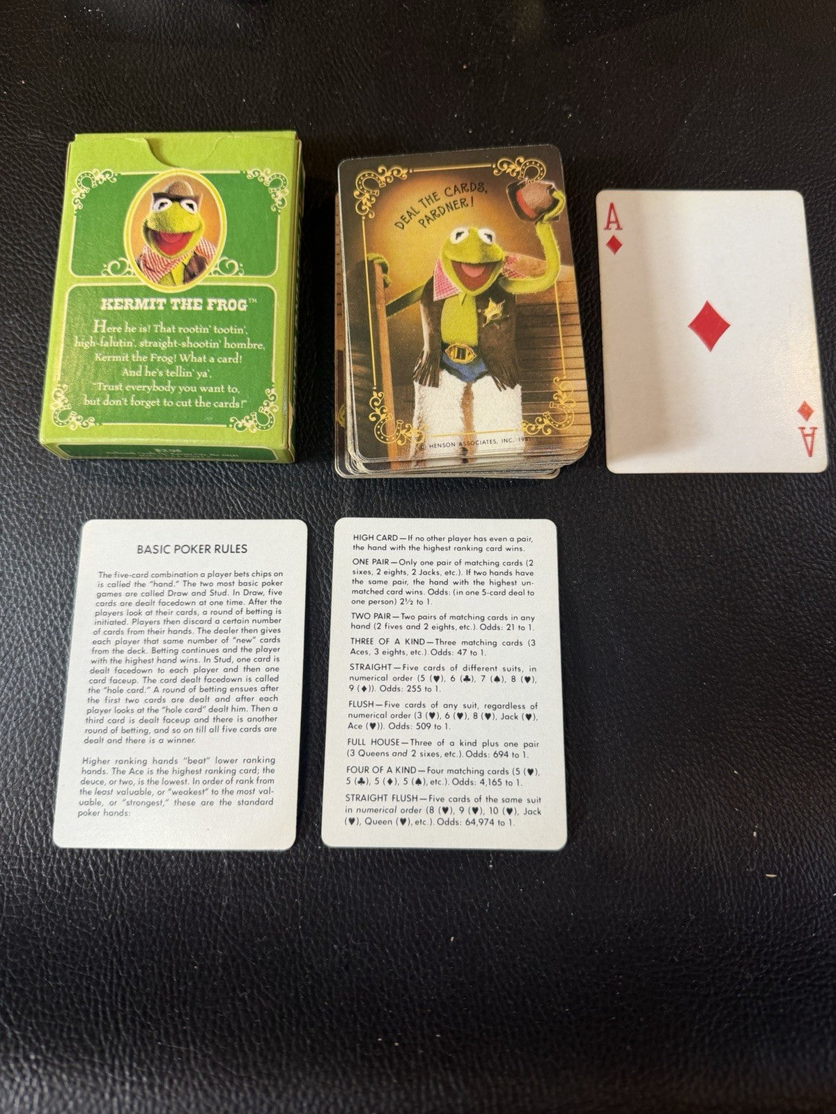 Vintage Playing Cards Kermit Frog Hallmark Raggedy Ann Dog Card Decks Lot of 3