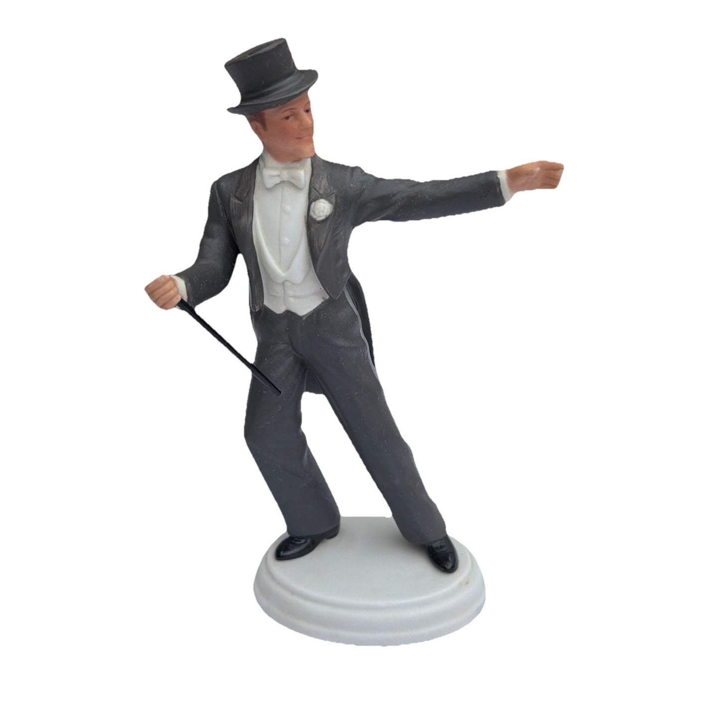 Avon Fred Astaire Figurine 1984 Images of Hollywood Porcelain 7"x3"