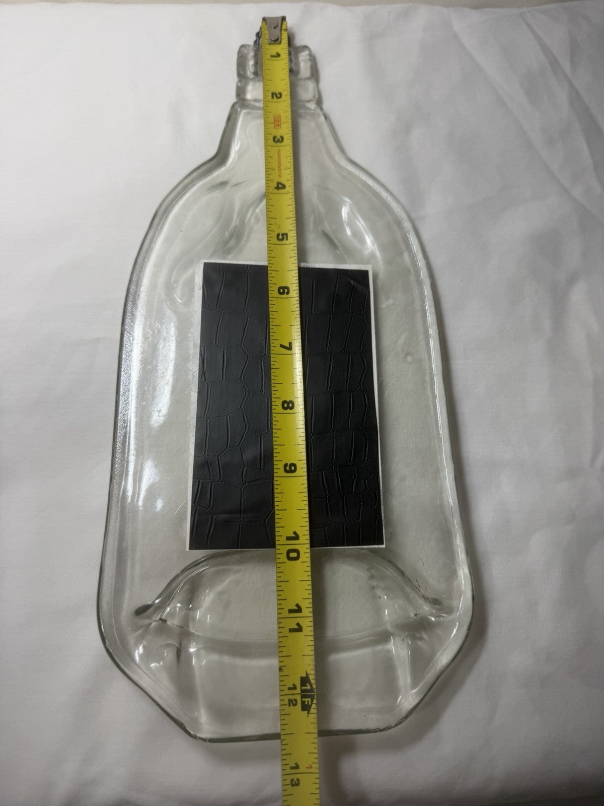 Beefeater 1820 Dry Gin Flattened Glass Bottle Wall Hanging Decor 13x5.5