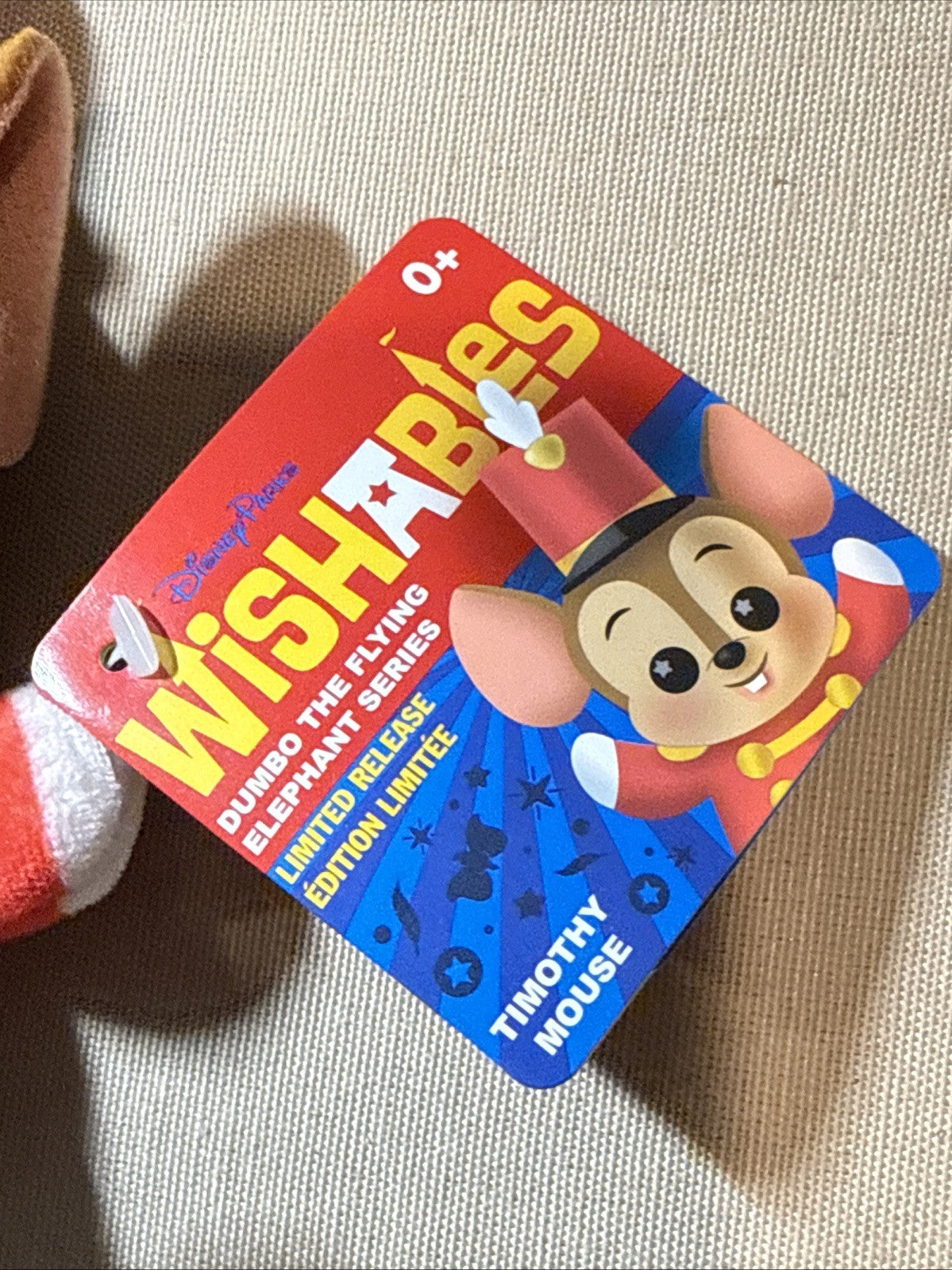 Disney Parks Wishables Timothy Mouse Dumbo Flying Elephant Plush Toy