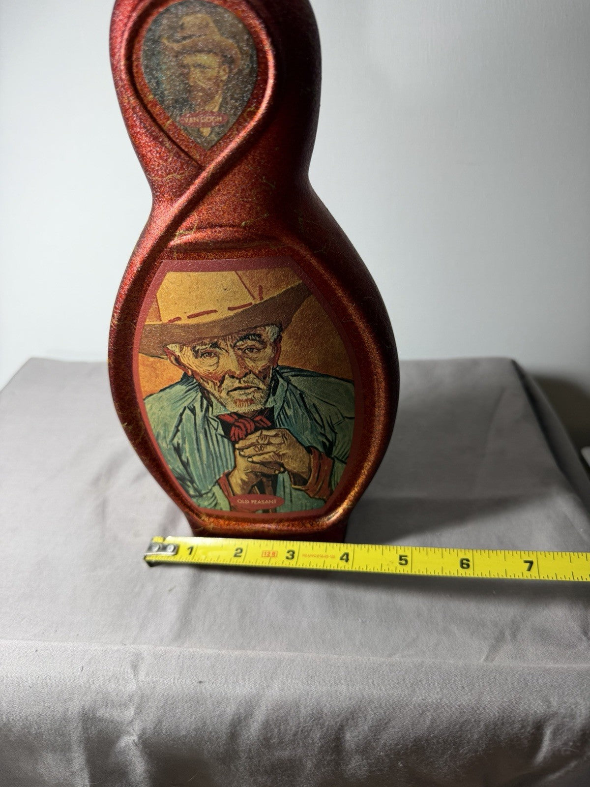 Jim Beam Whiskey Decanter Van Gogh Old Peasant Bottle Empty