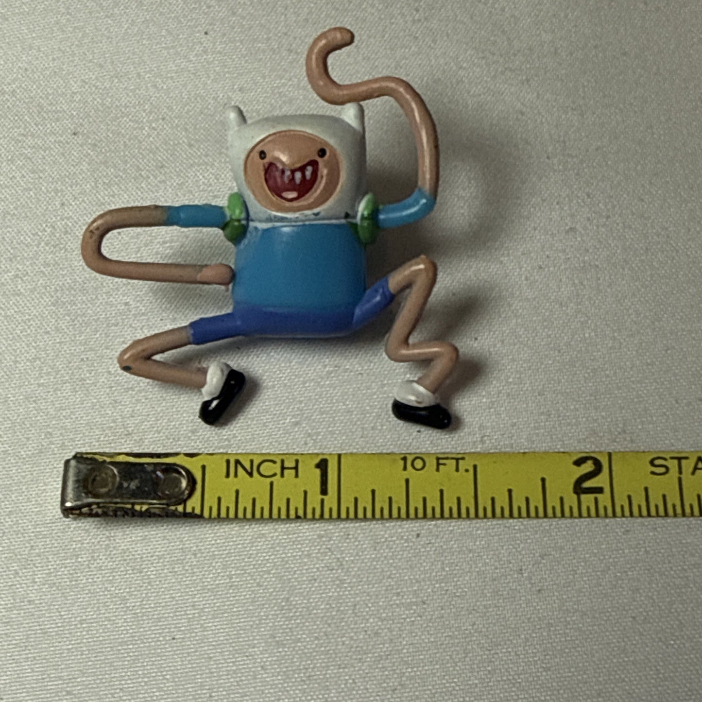 Adventure Time Finn Figure From Finn Battle Pack, Loose Mini Figure