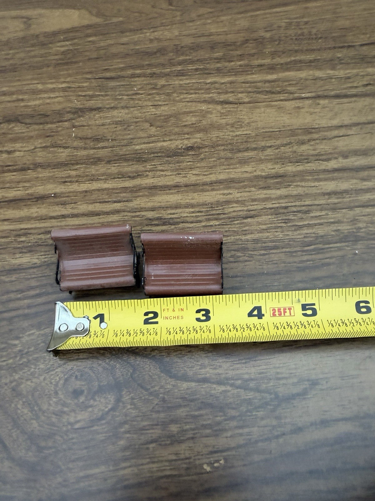 Lemax Christmas Village Park Bench Brown Metal 24033 Lot of 2