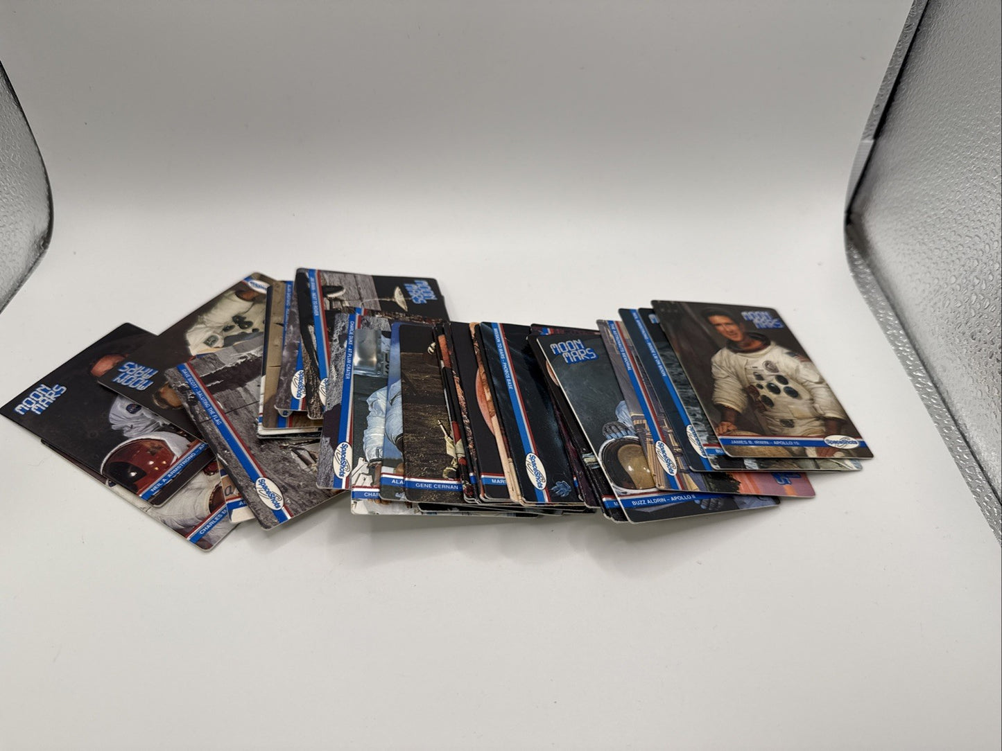 NASA Space Shots Card Set Moon Mars Neil Armstrong Embossed 36 Cards