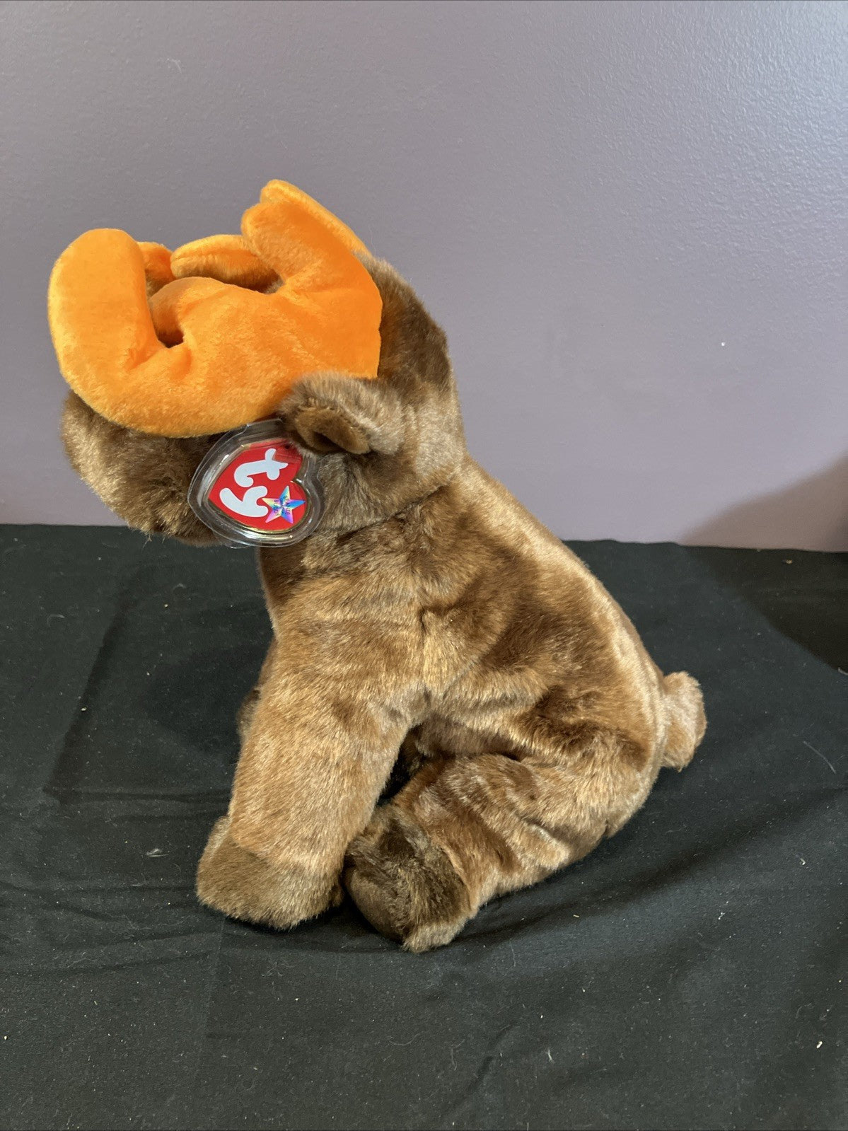 Ty Beanie Buddy Chocolate Moose Plush 1999 Vintage Stuffed Animal
