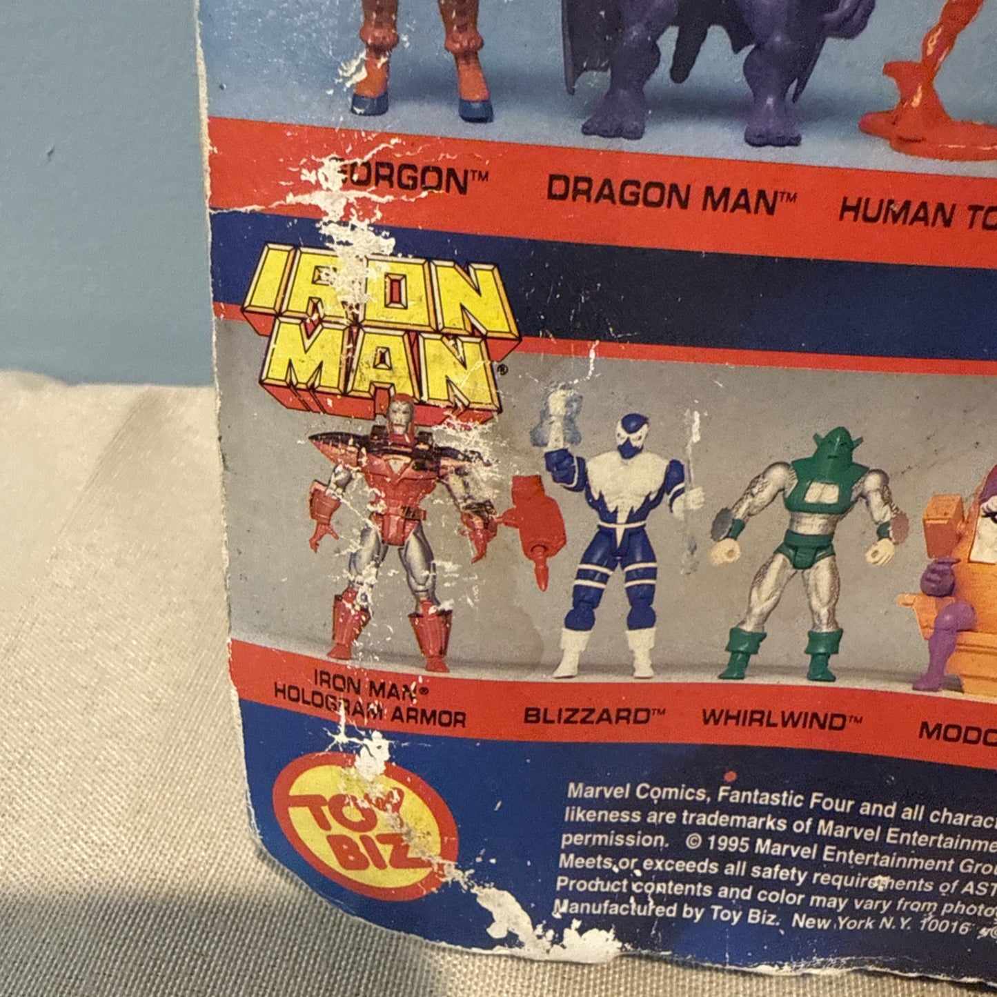 1995 ToyBiz Fantastic Four Invisible Woman Figure Marvel Sealed Vintage