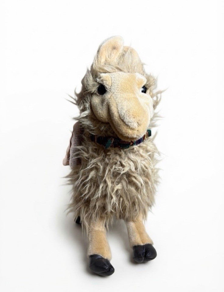Folkmanis FolkTails Llama Hand Puppet 17" Plush Storytelling Toy Hang Tag