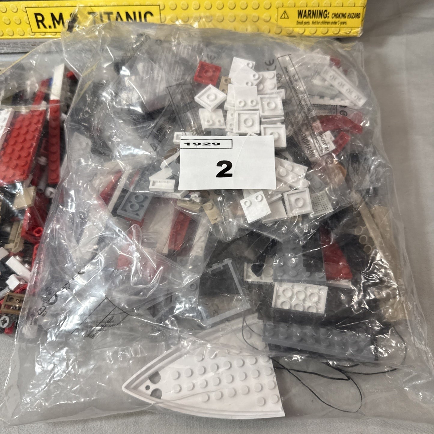 COBI Historical Collection RMS Titanic 1929 Building Block Set Incomplete