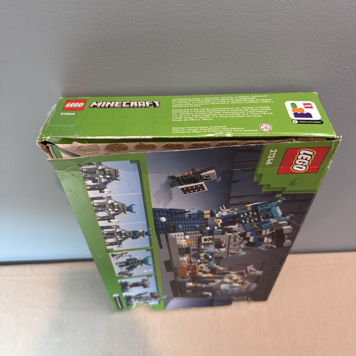 LEGO Minecraft 21246 Deep Dark Battle Box Only Empty Box No Figures No Bricks