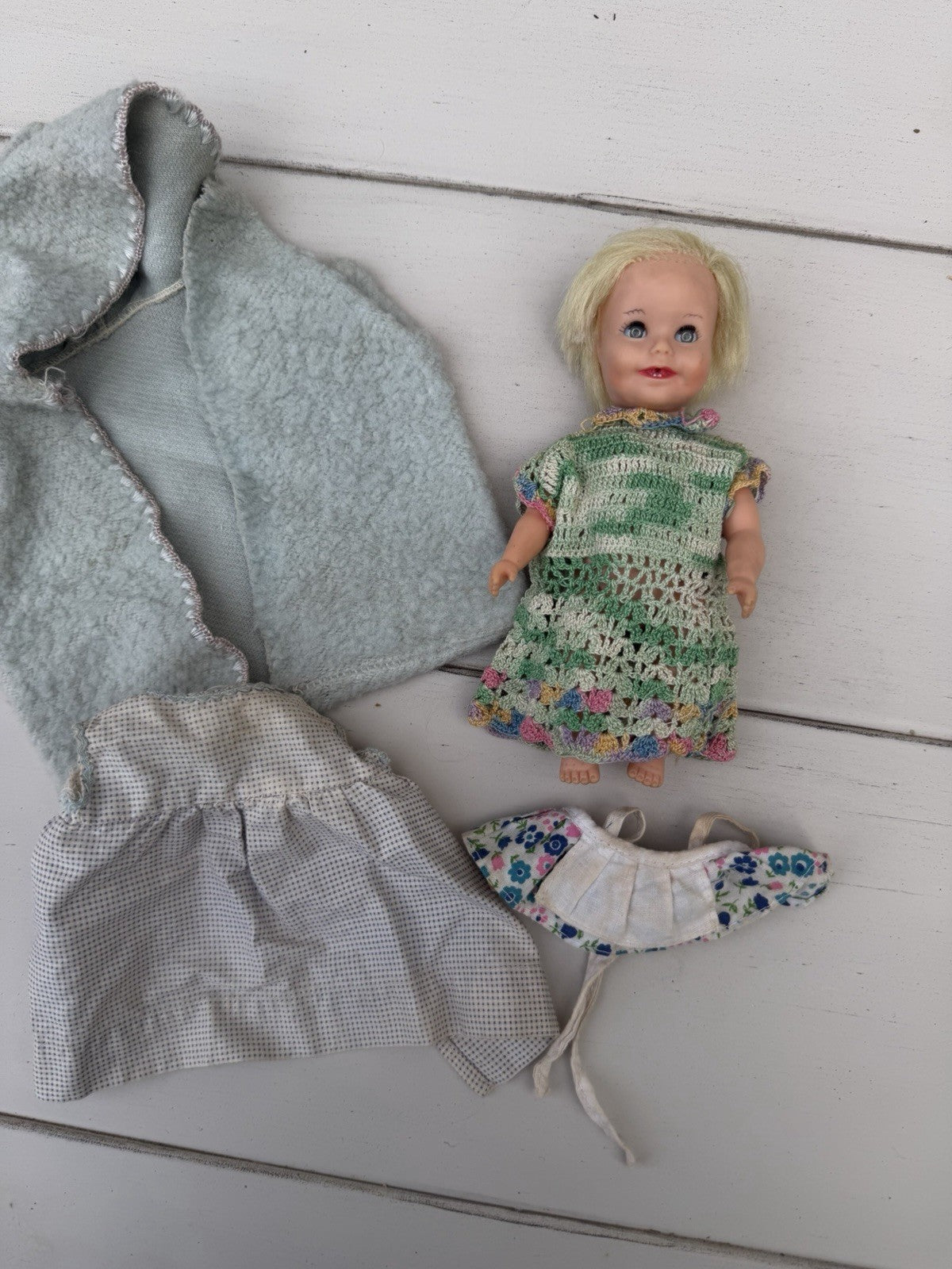 Vintage 1964 Suzy Cute Deluxe Reading Doll with Homemade Clothes