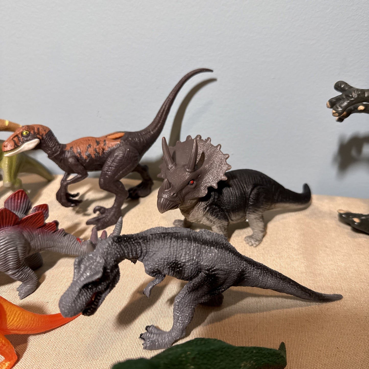 Toy Dinosaur Figure Lot 39 Vintage Modern Mixed Sizes Plastic Animals