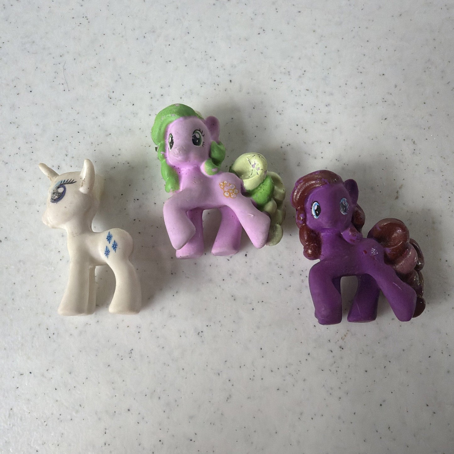 My Little Pony G4 Fizzypop Erasers & Rarity Pop Cutie Mark Magic Figure Lot