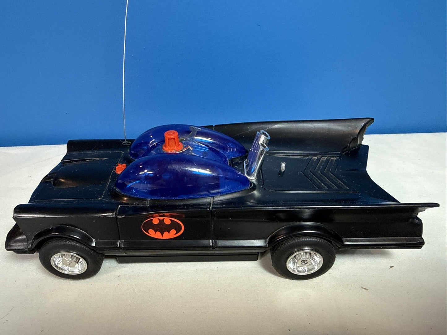 Vintage 1977 AHI Power Command RC Batmobile  Radio Control Remote Tested Works