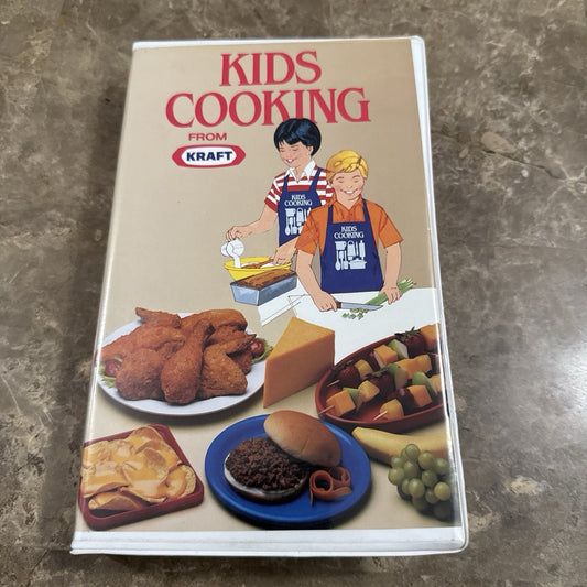 Vintage Kraft Kids Cooking VHS Tape VGC Children's Recipes Instructional Video