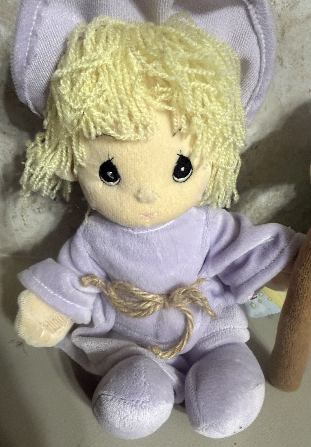 Vintage Precious Moments Tender Tails Nativity Joseph Mary Baby Jesus