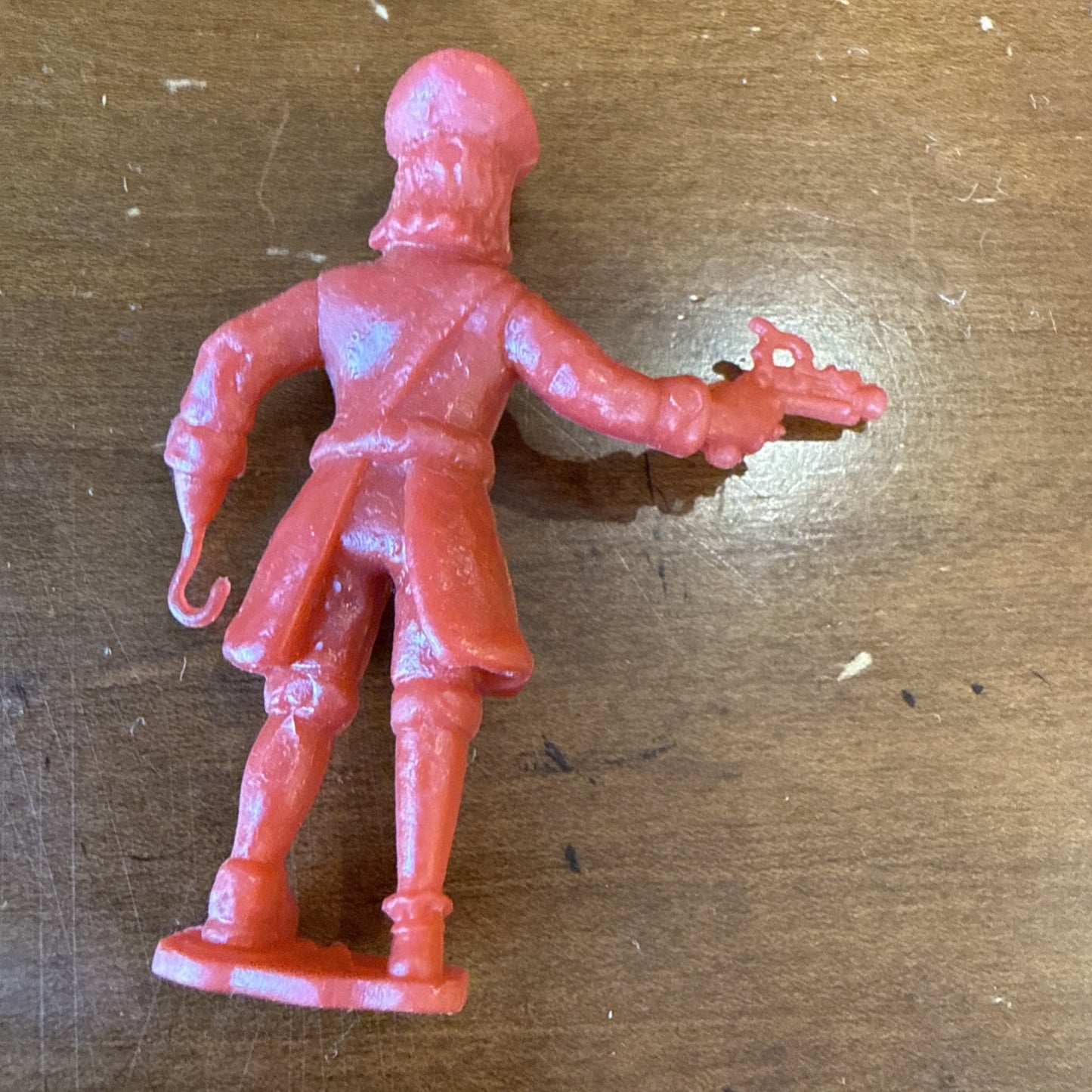 Vintage MPC Pirates Red Plastic Figures Lot of 2 Toy Soldiers