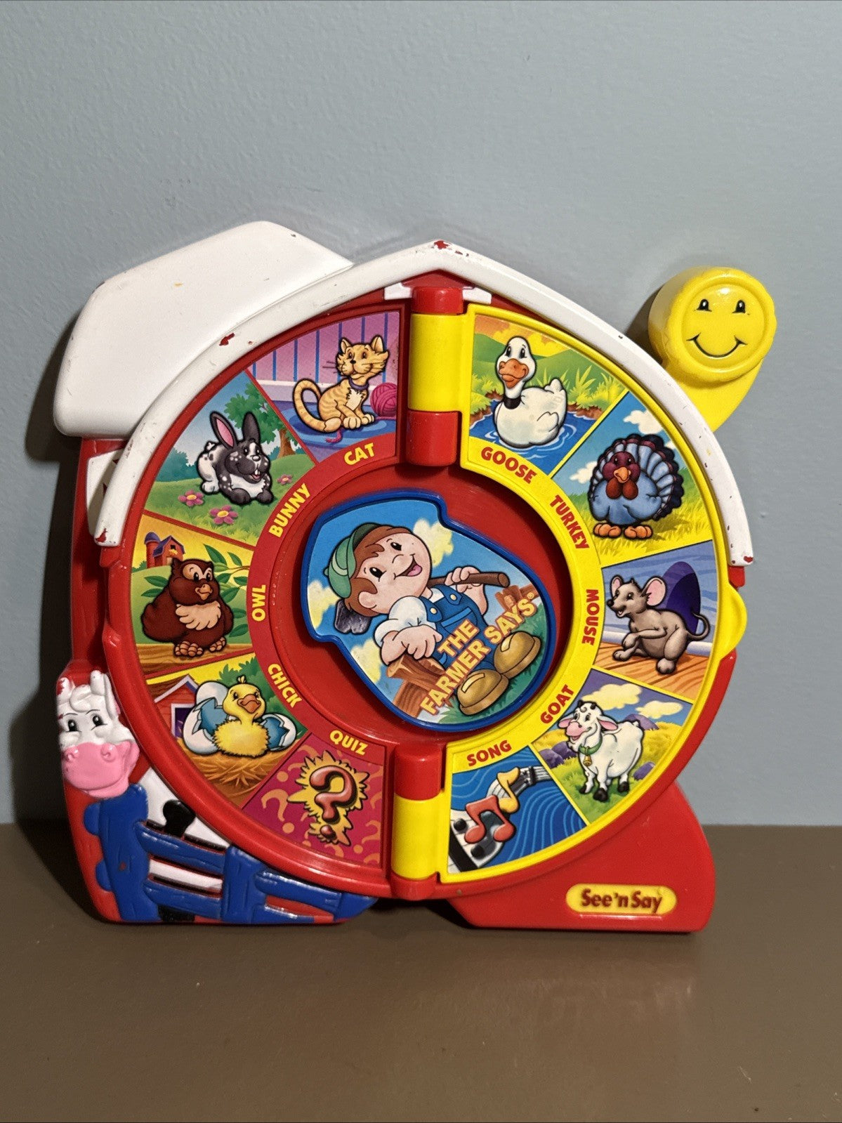 Mattel See N Say Animal Sounds Toy Talking Learning Toy Works 2003
