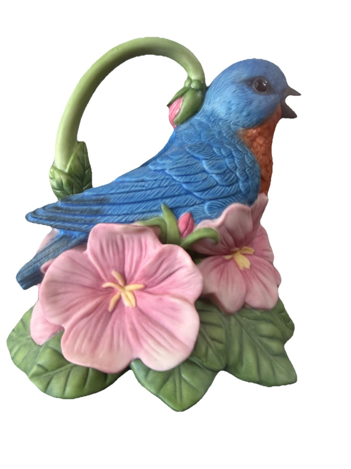 Lenox Summer Greetings Blue Bird Creamer Catherine McClung Porcelain Pitcher
