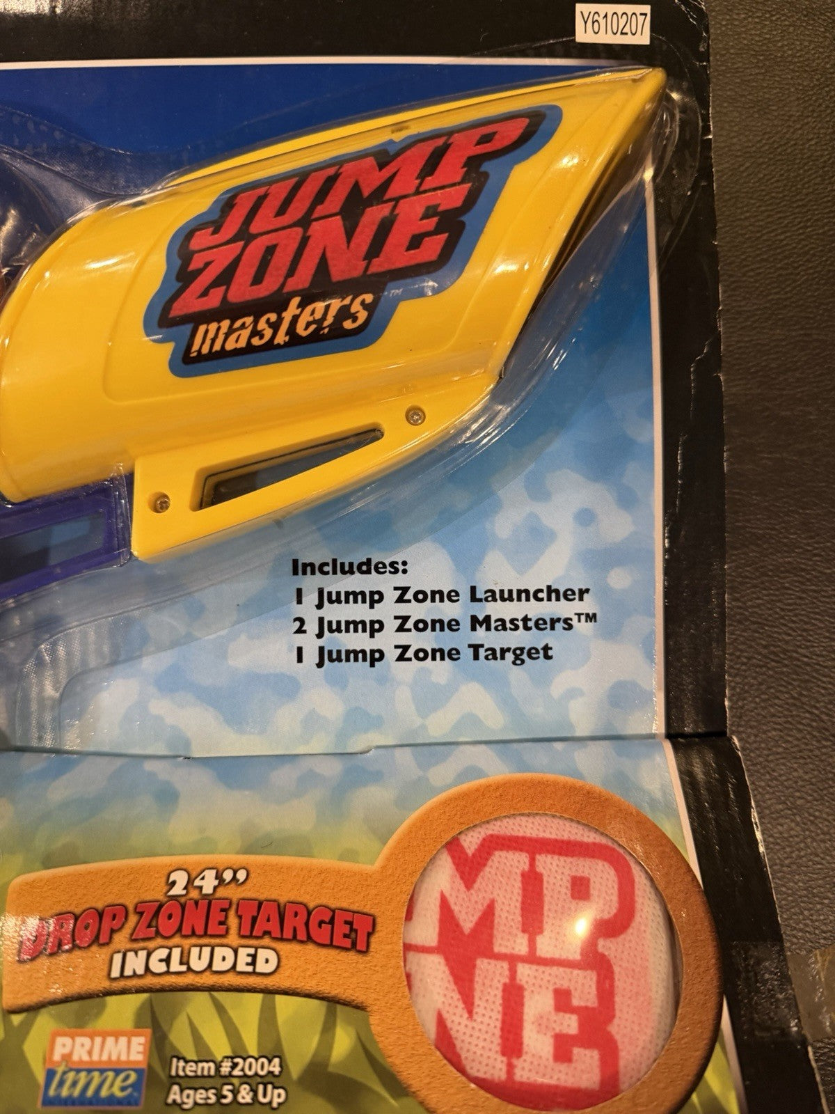 2005 Prime Time Toys Jump Zone Masters Parachute Launcher Sealed NOS