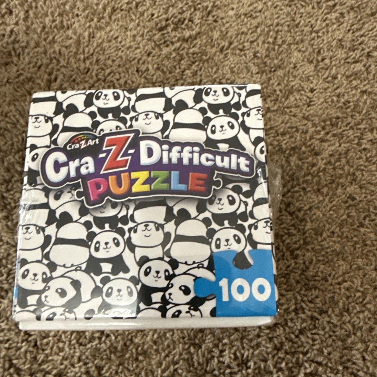 Cra-Z-Art Puzzle Bundle with Playing Cards Goldfish Pandas 100pc NEW