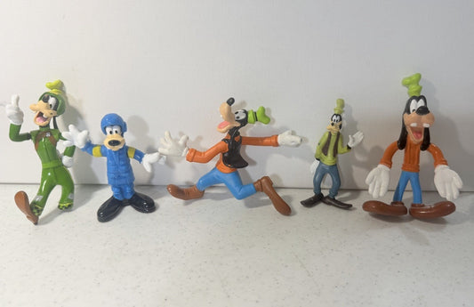 Disney Goofy Figure Lot Walt Disney World Roadster Racers 5 Piece Exclusive