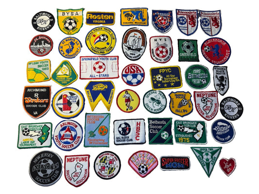 Vintage Soccer Patches Collection Youth Club Tournaments Maryland Virginia NJ