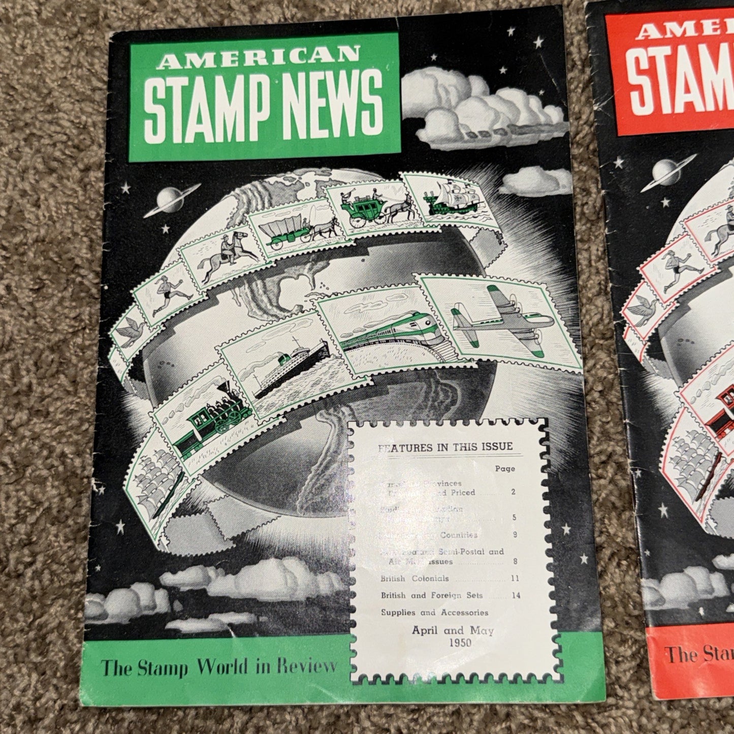 American Stamp News Stamp Finder Digest Lot 1946-1951 Philately Lot of 9