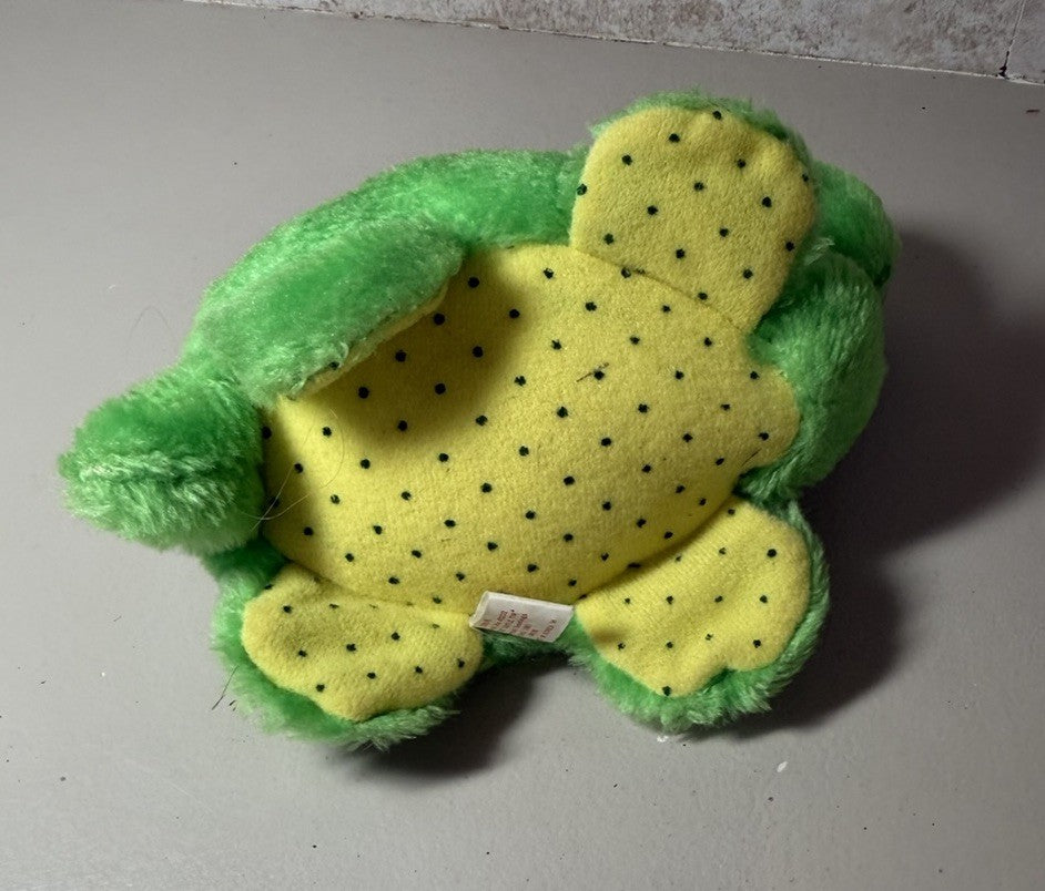 Vintage 1981 Kenner Strawberry Shortcake Tea Time Turtle Plush Apple Dumplin