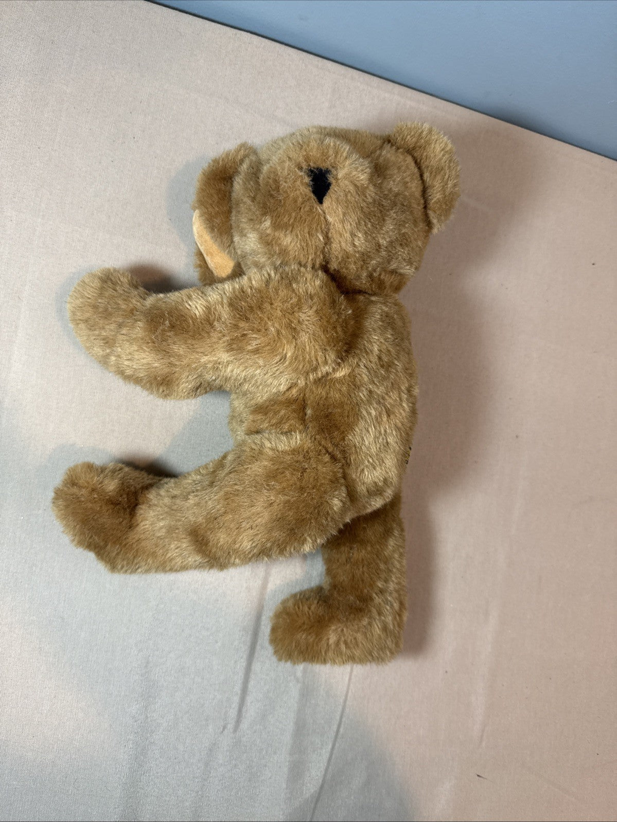 Vintage Vermont Teddy Bear Fully Jointed Plush Bear 16 Inch 1990s Brown