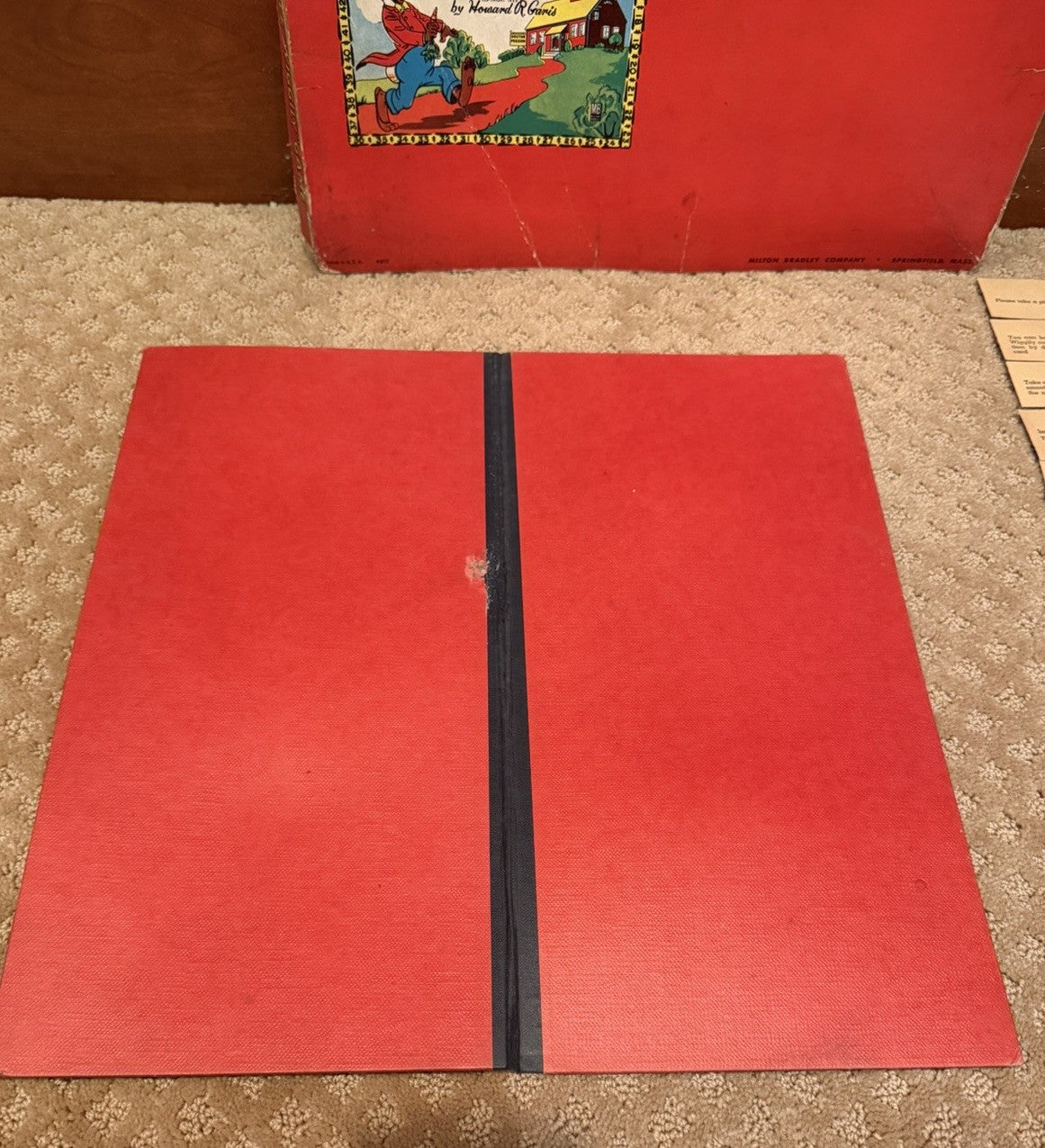 Vintage 1940s Uncle Wiggily Milton Bradley 4817 Complete Card Deck Board Box Set