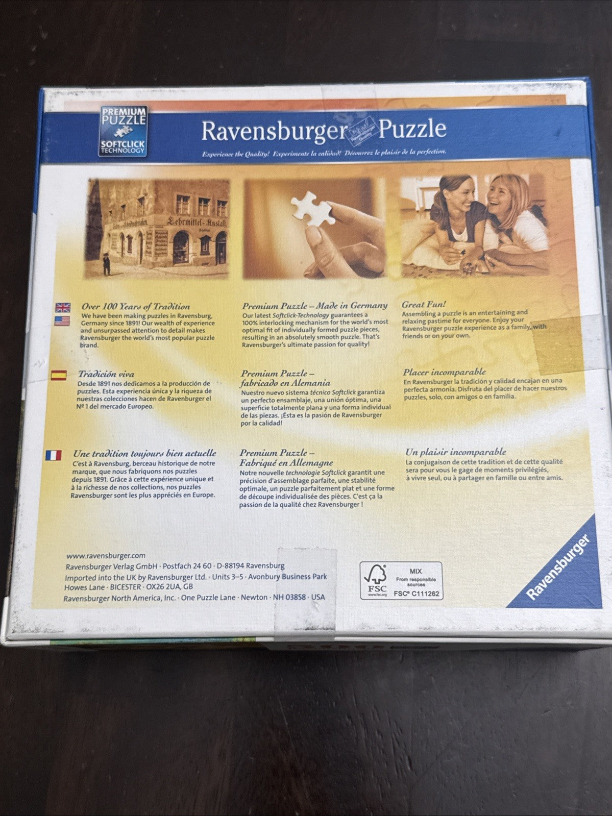 Ravensburger Jigsaw Puzzles Lot of 4 Vintage Family Puzzle Games