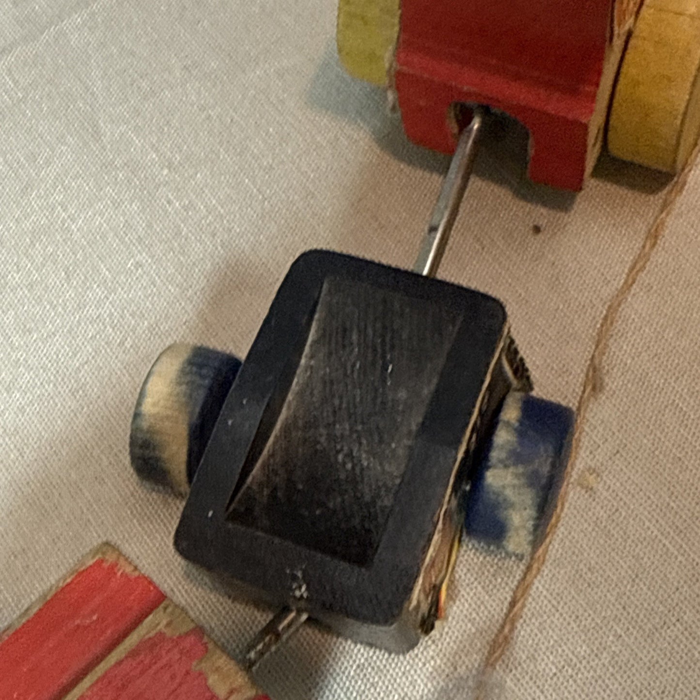 Vintage Fisher Price #215 Choo Choo Train Pull Toy 1950s Wooden Classic