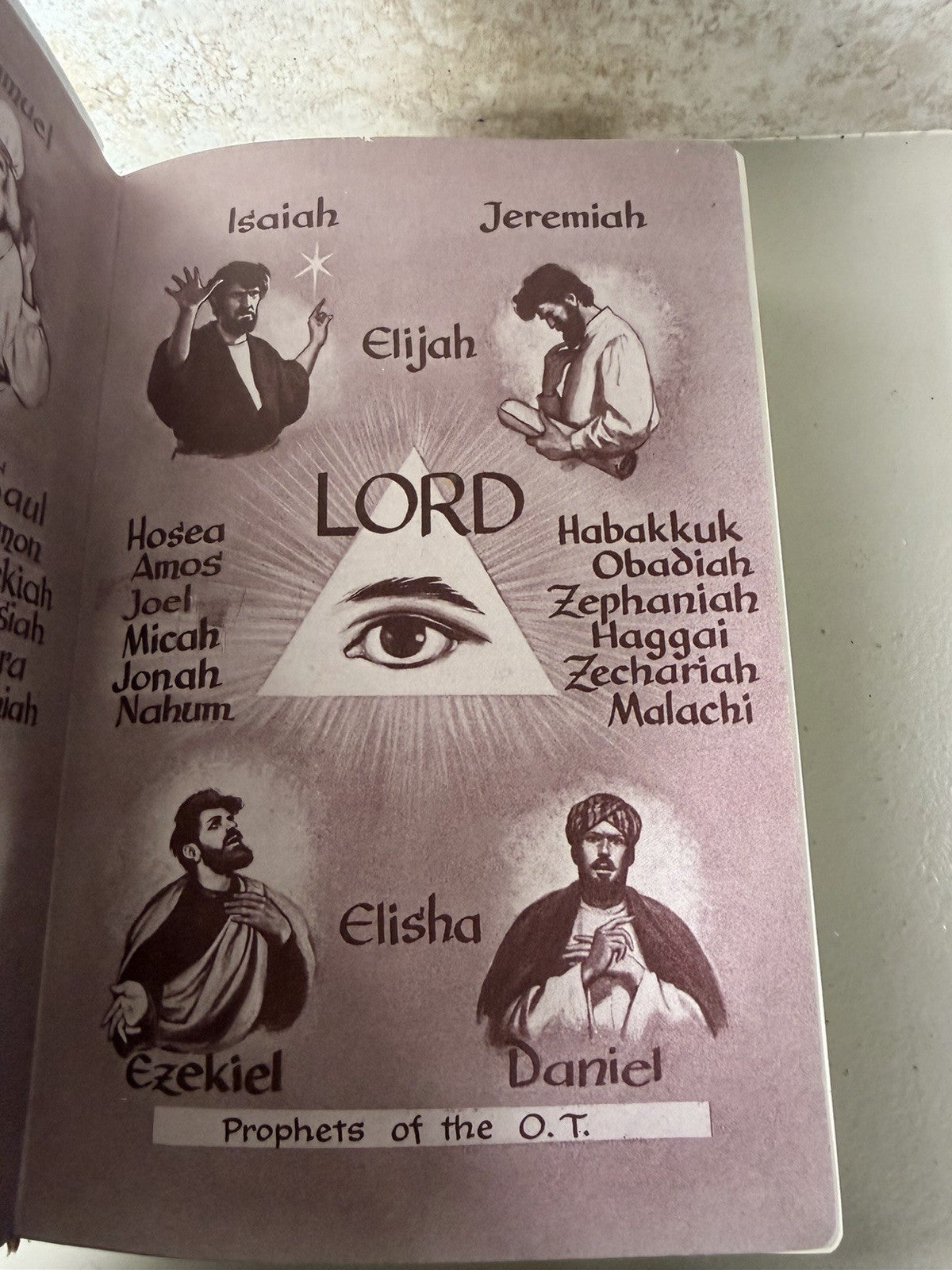 Vintage 1970 St Joseph Medium Size New American Bible White Gold Trim Catholic