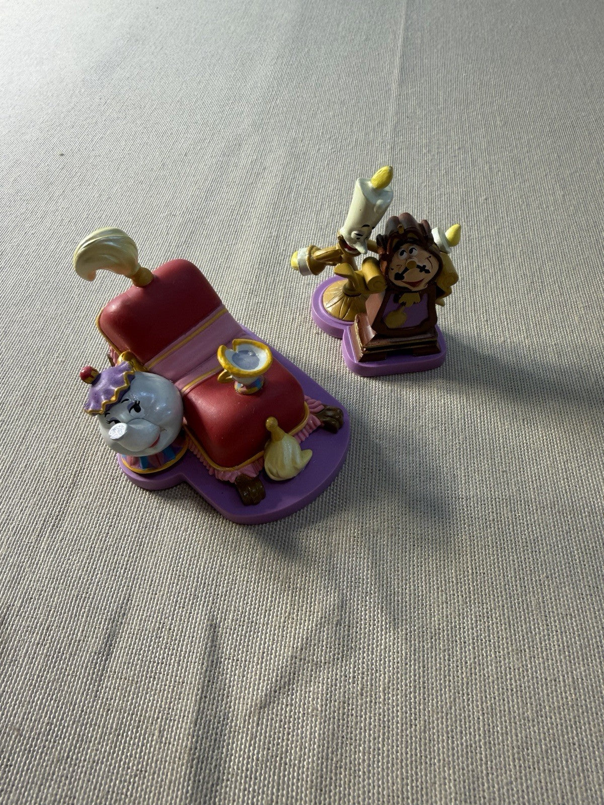 Disney Beauty Beast Comics Figures McDonalds Tea Set Vintage Toy Collection Lot