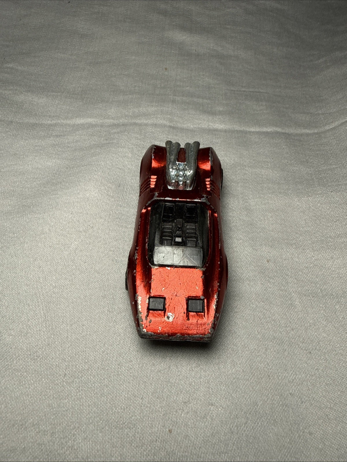 Vintage 1969 Hot Wheels Redline Peeping Bomb Red Hong Kong